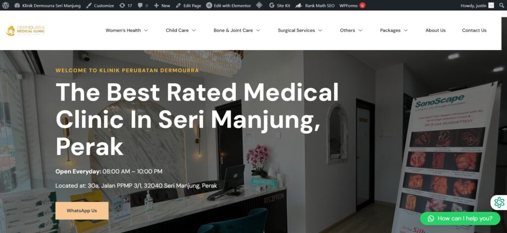 Screen Capture 1452 1 Best Rated Medical Clinic in Seri Manjung 300 Reviews klinikdermourra.com