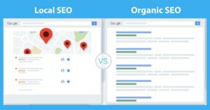 Local seo vs Organic SEO