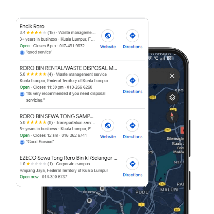 rorobin mobile serp