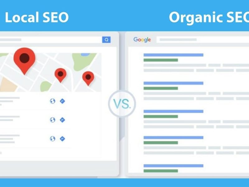 Local seo vs Organic SEO