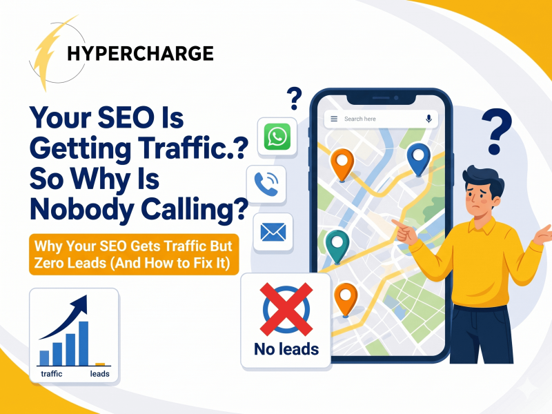 seo get traffic but no leads